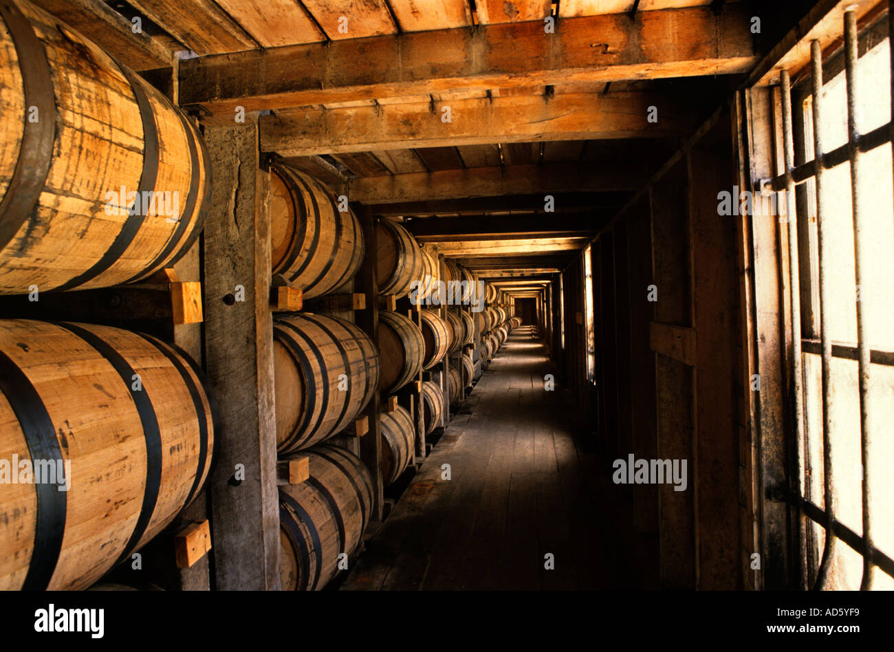 Jack Daniels Tennessee Vereinigte Staaten von Amerika USA Bourbon Whisky-Destillerie Stockfoto