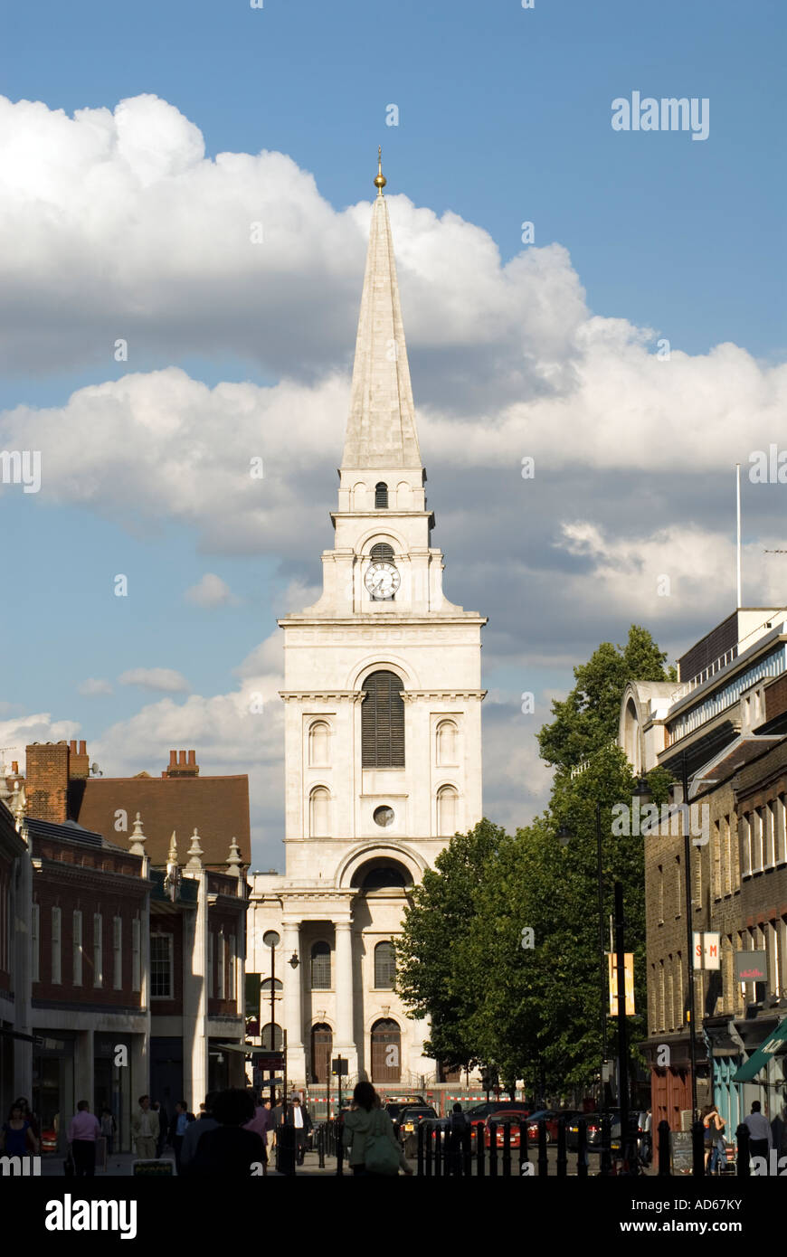 Christuskirche in Spitalfields im East End von London England UK Stockfoto