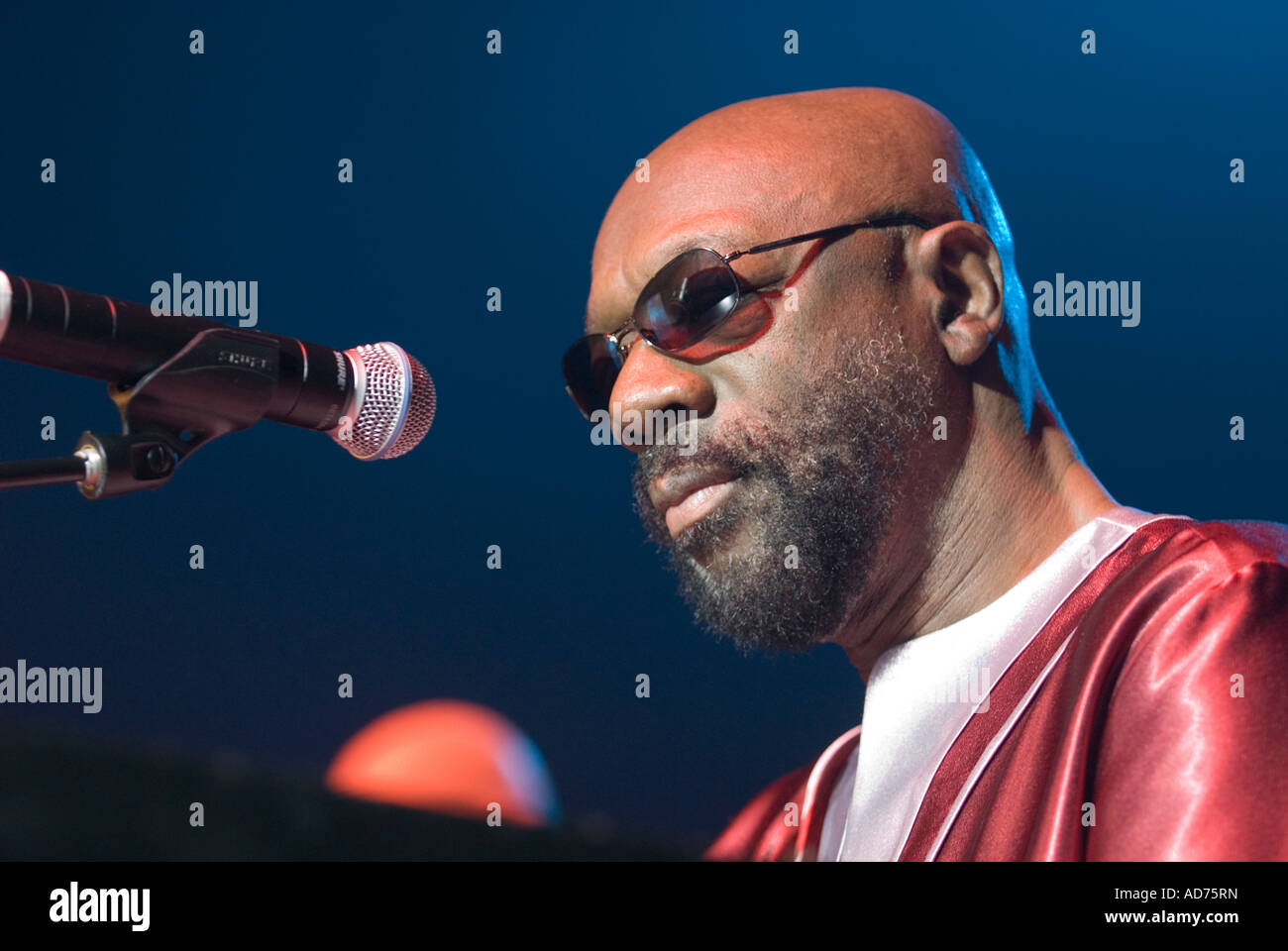 Isaac Hayes live am Opernhaus Stockfoto