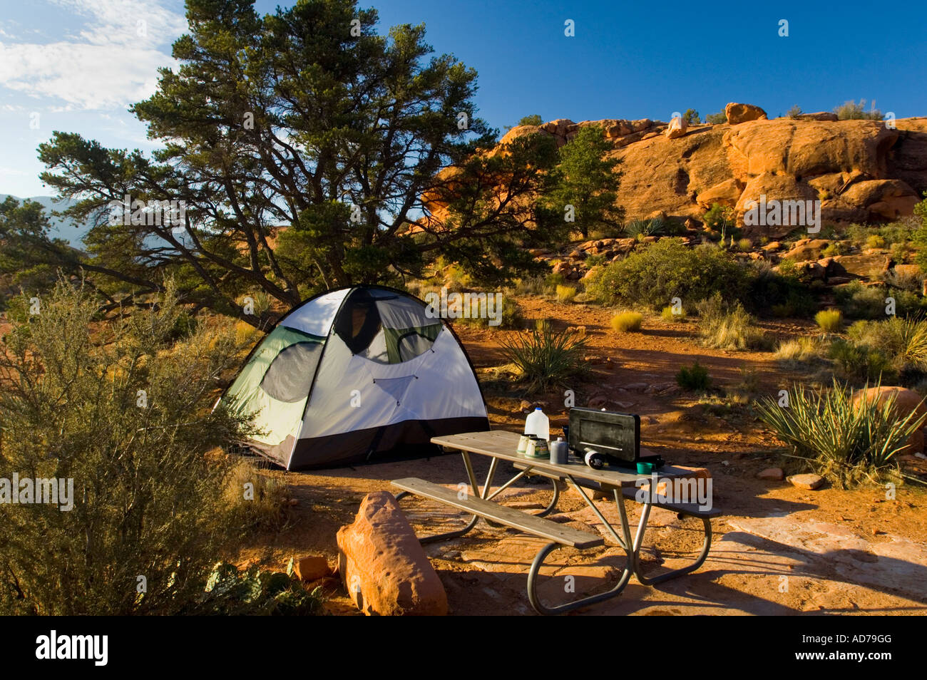 Zelten in der Wüste an der Toroweap Campingplatz Toroweap Grand Canyon  National Park-Arizona Stockfotografie - Alamy