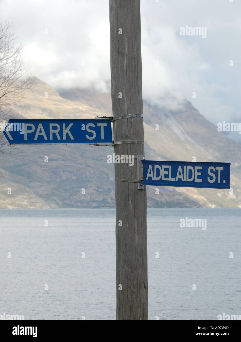 Straßenschild Stockfoto