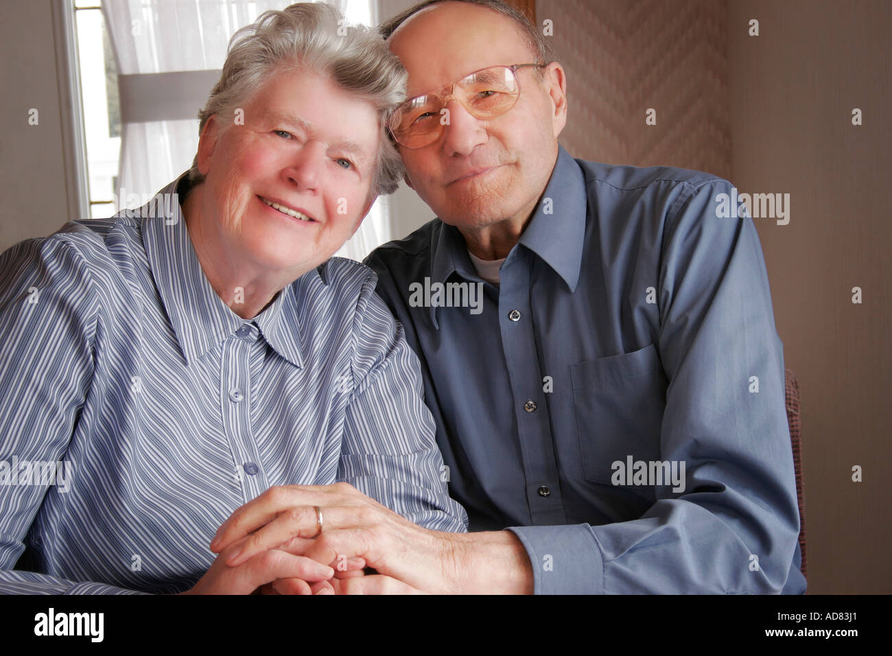 Porträt eines älteren Paares Stockfoto