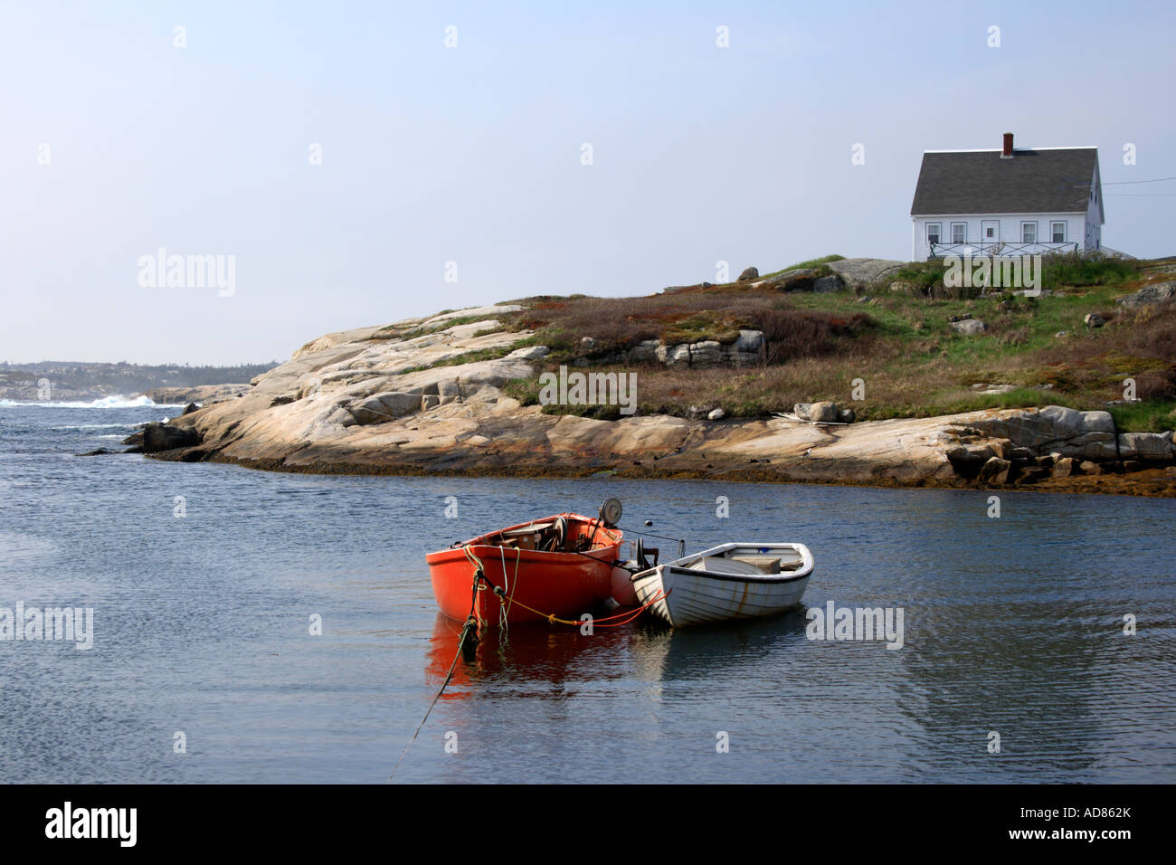 Peggys Cove, ein Fischerdorf in Nova Scotia, Kanada, Nordamerika.  Foto: Willy Matheisl Stockfoto