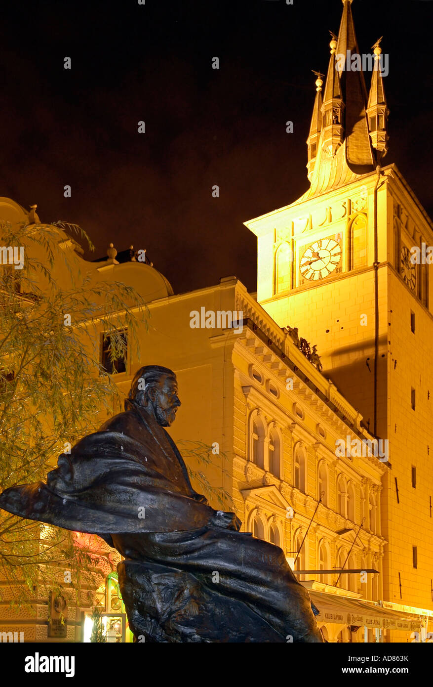 Bedrich Smetana Statue Museum Prag Tschechische Republik Stockfoto