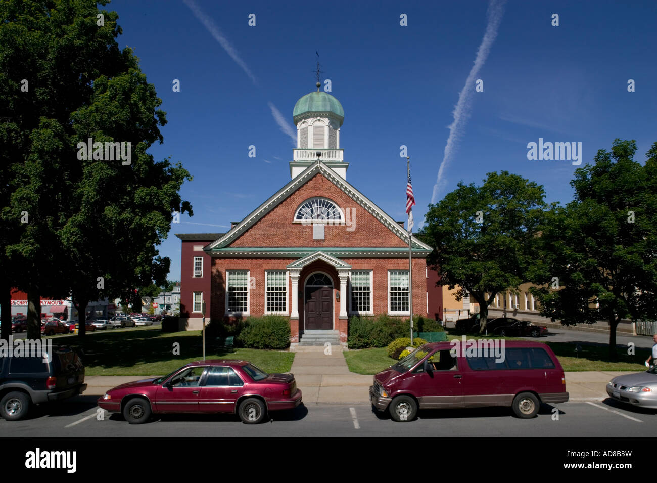 Fulton County Courthouse Johnstown New York nur kolonialen Gerichtsgebäude in New York Stockfoto