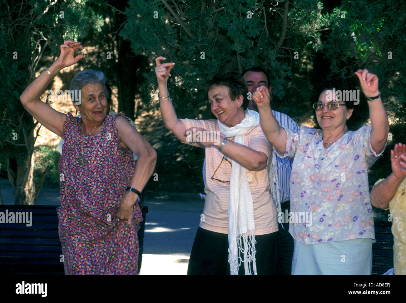 Spanier, Spanier, ausgereifte, ältere Menschen, Frauen, Tanz, Flamenco Tanz, Flamenco Tänzerin, Flamenco Tänzern, Provinz Granada, Granada, Spanien Stockfoto