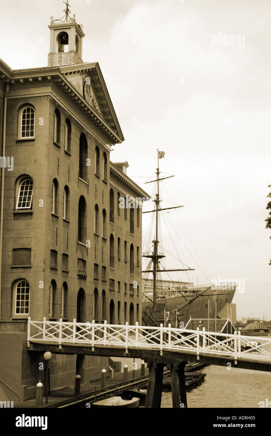 Scheepvart Museum Amsterdam Holland Stockfoto