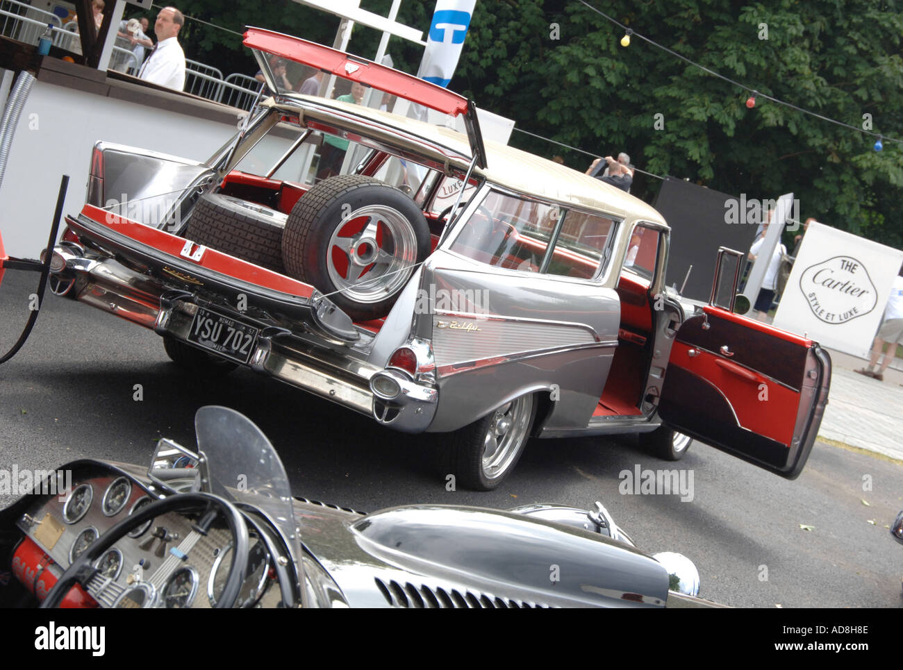 1957 Chevrolet Bel Air Nomad beim Goodwood Festival of Speed 2005 Stockfoto