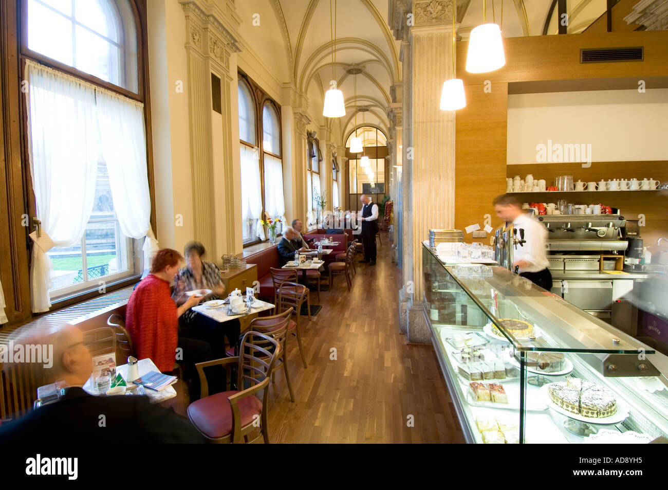 Staatsoper-Cafe Stockfoto