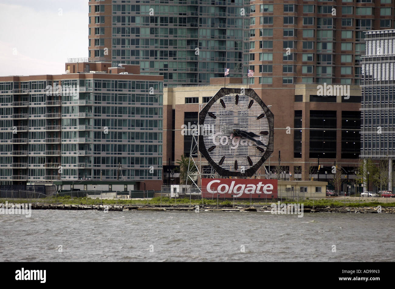 Aktivität im Hafen von New York und New Jersey Stockfoto