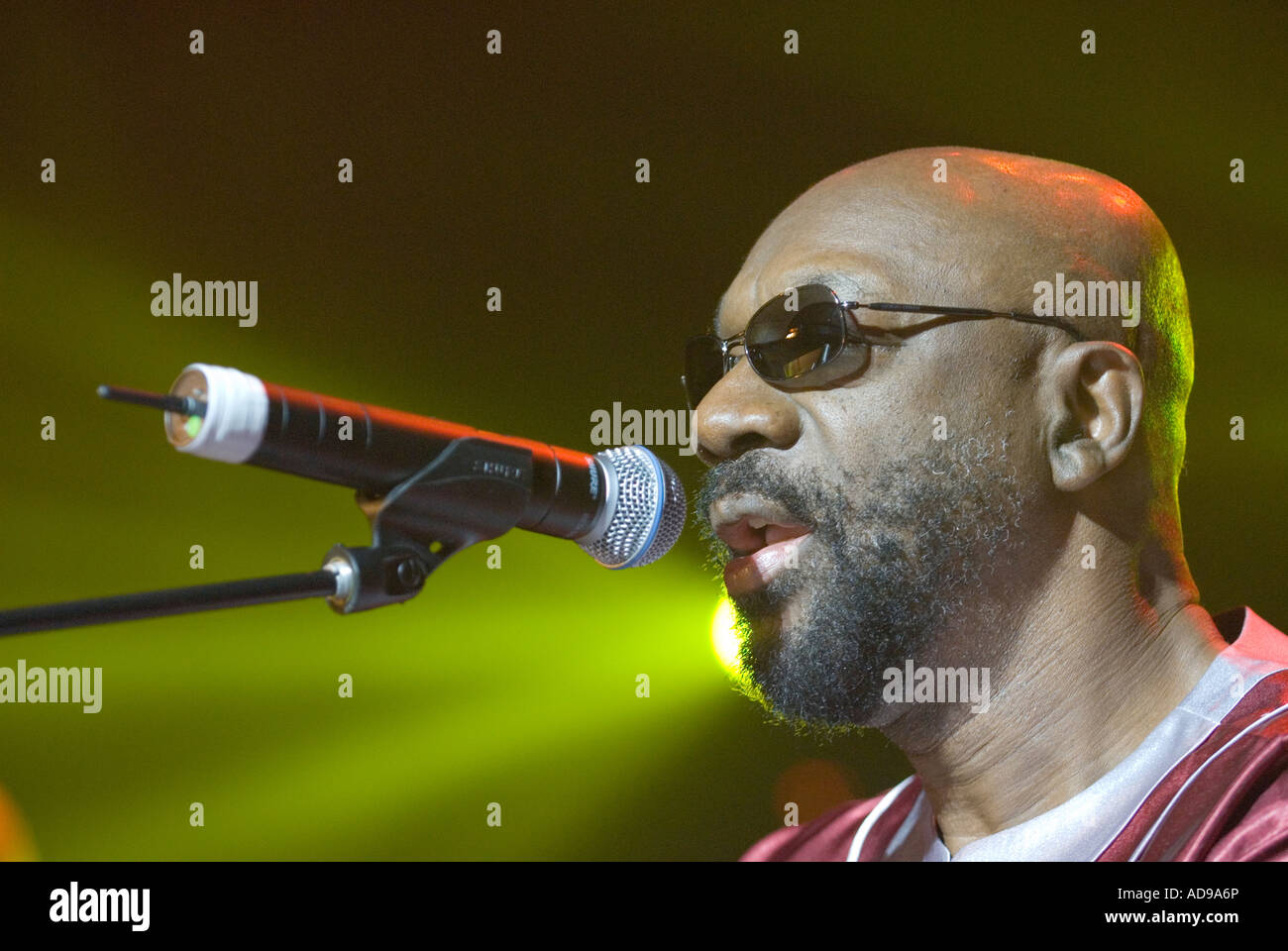 Isaac Hayes live am Opernhaus Stockfoto