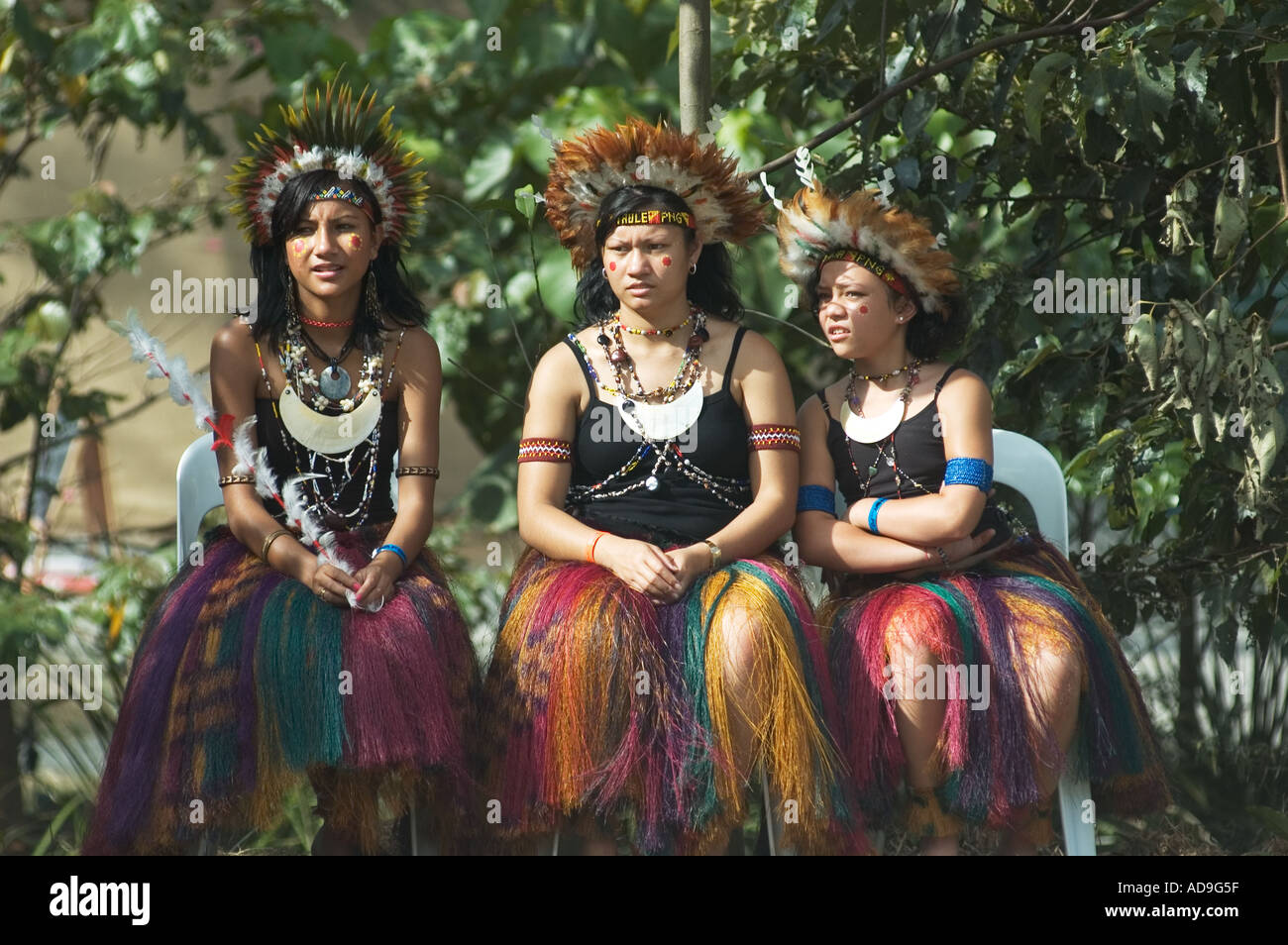 Port Moresby PNG Tanzgruppe beim ersten Personen-festival Stockfoto
