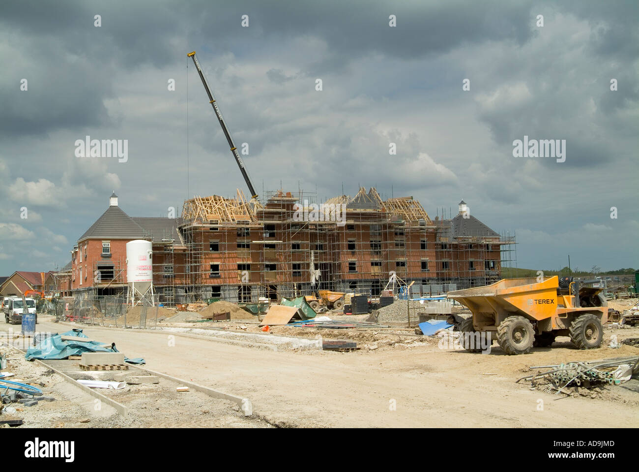 Ehemaligen Ministerium für Verteidigung Website Buckshaw View ist eine neue Wohnanlage in der Nähe von Chorley in Central Lancashire Stockfoto