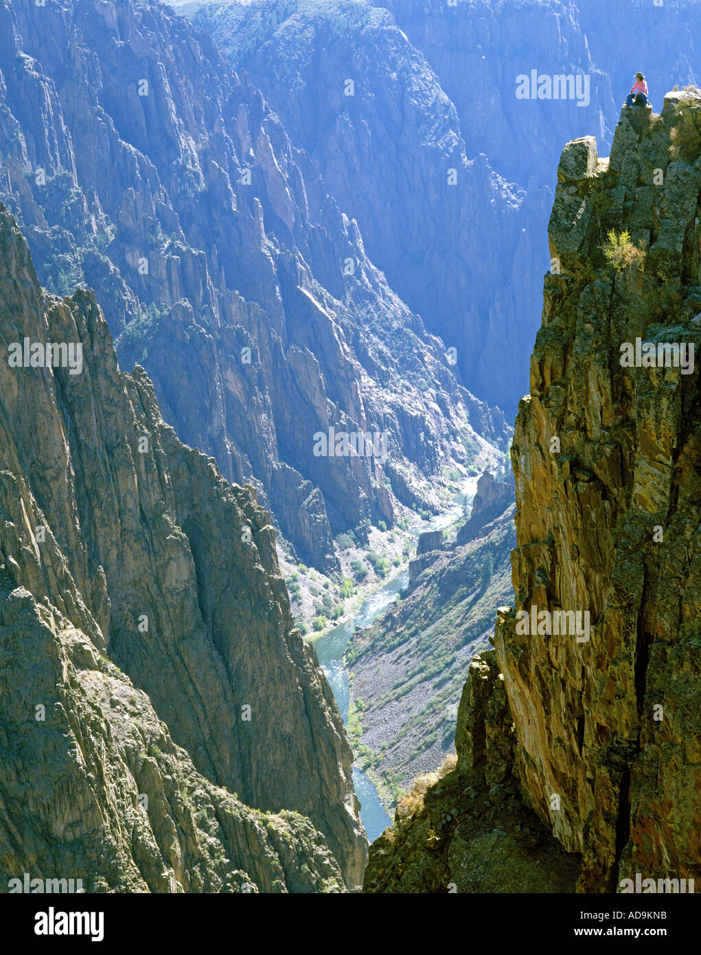 USA - COLORADO: Black Canyon des Gunnison Stockfoto