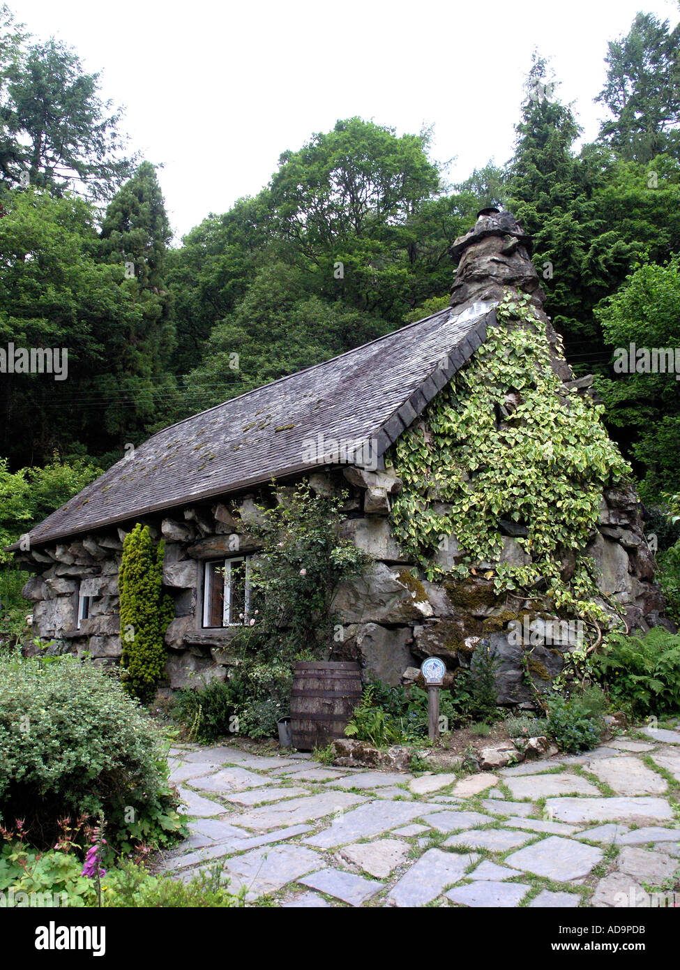 Das hässliche Haus am Capel Curig Stockfoto