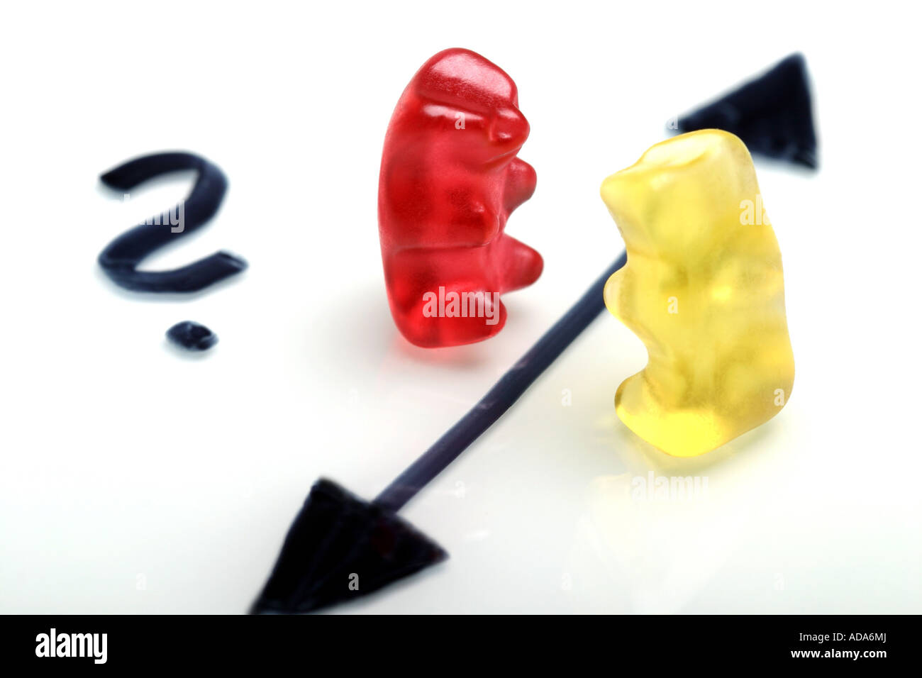 Gelee-Babys-Entscheidung Stockfoto