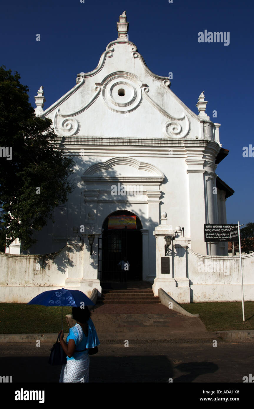 Galle Fort der Niederländisch reformierten Kirche Stockfoto