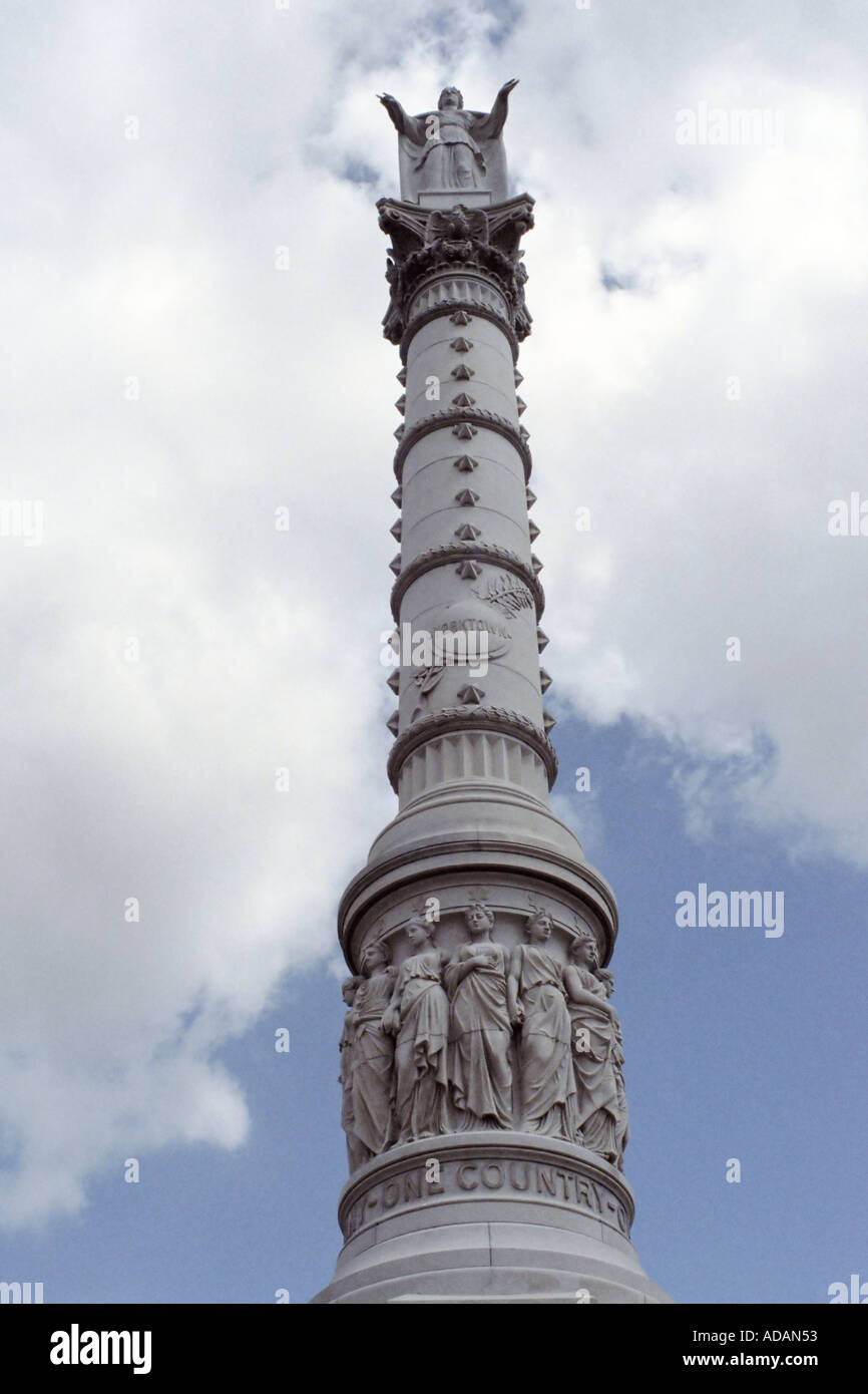 Virginia Colonial National Historical Park historische Yorktown Victory Monument Stockfoto