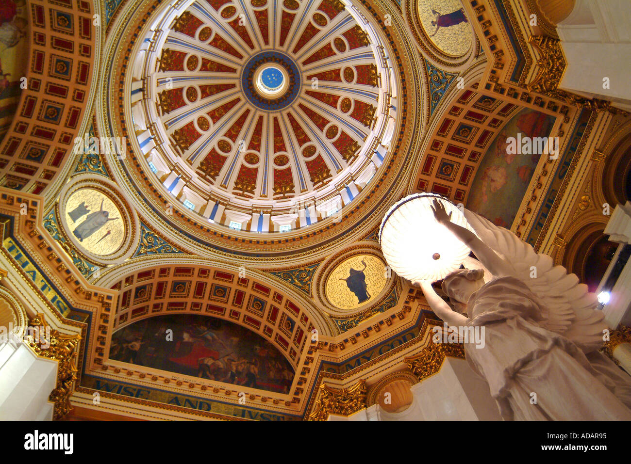 Kuppel Rotunde Hauptstadt Harrisburg Pennsylvania USA Stockfoto