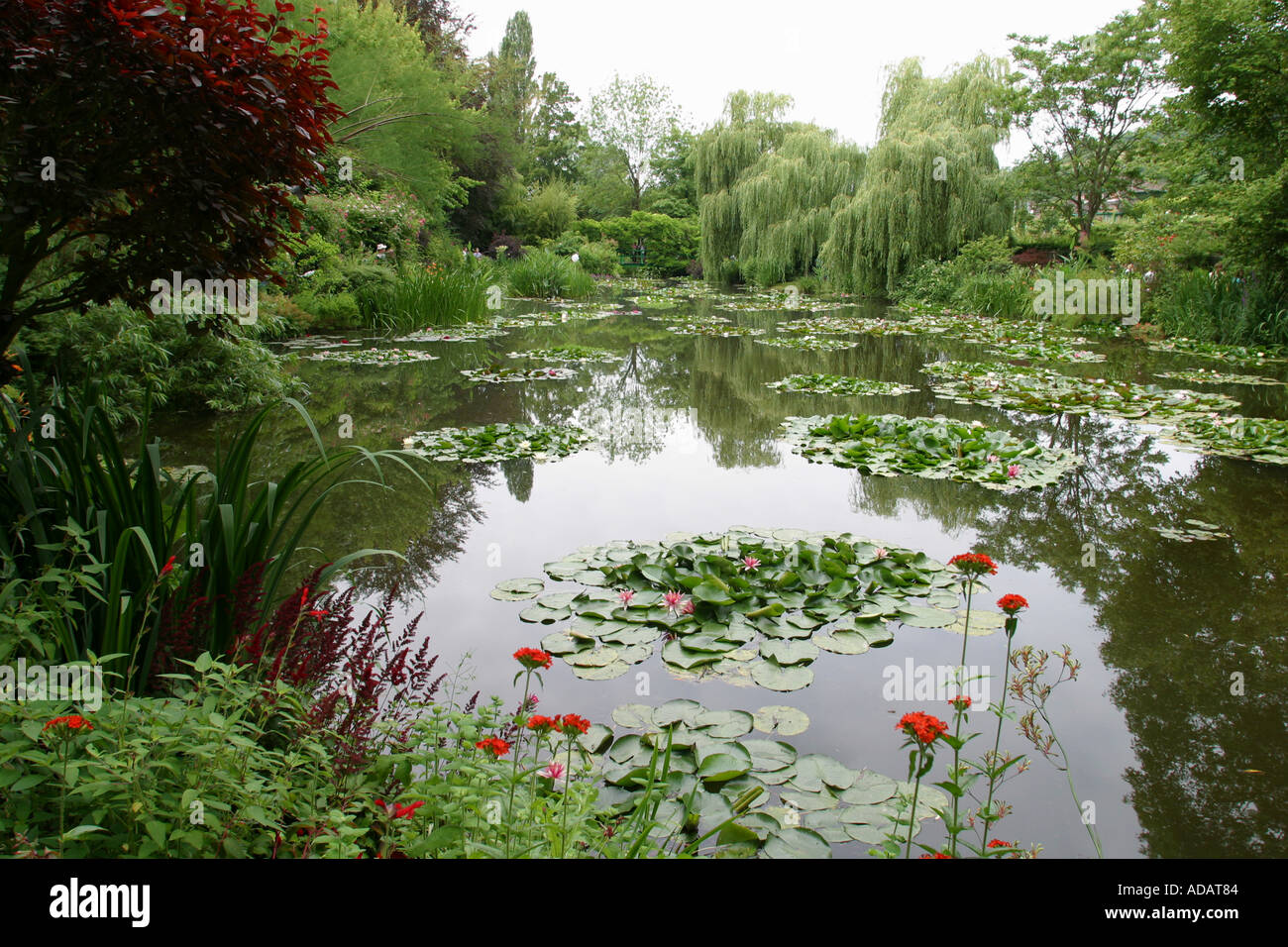 Monet s Garten Giverny Normandie Frankreich Stockfoto