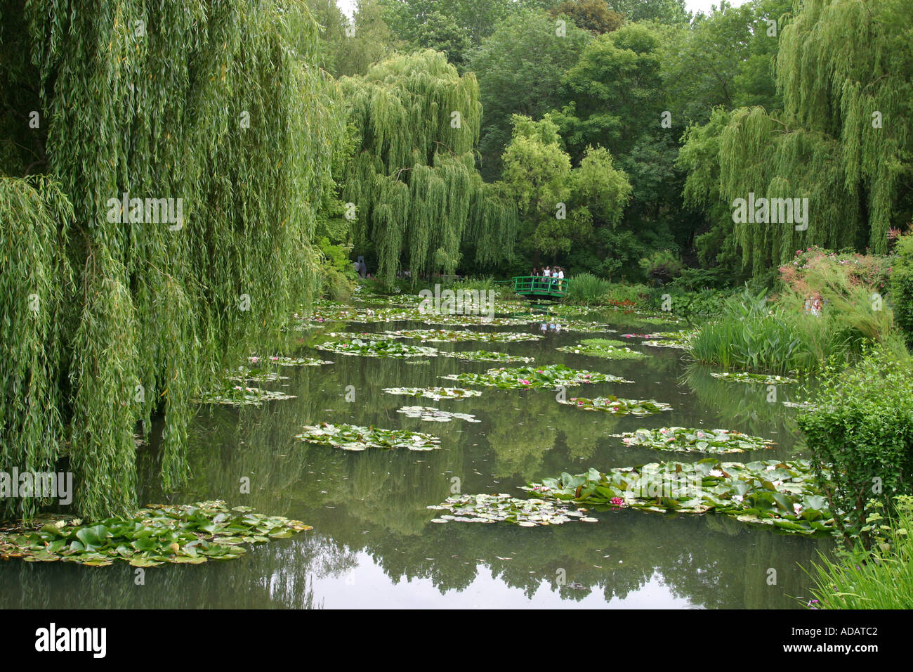 Monet s Garten Giverny Normandie Frankreich Stockfoto