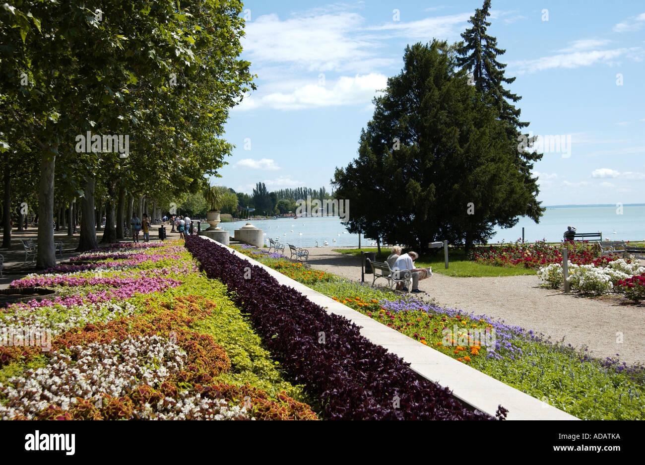 Plattensee, Ungarn Stockfoto