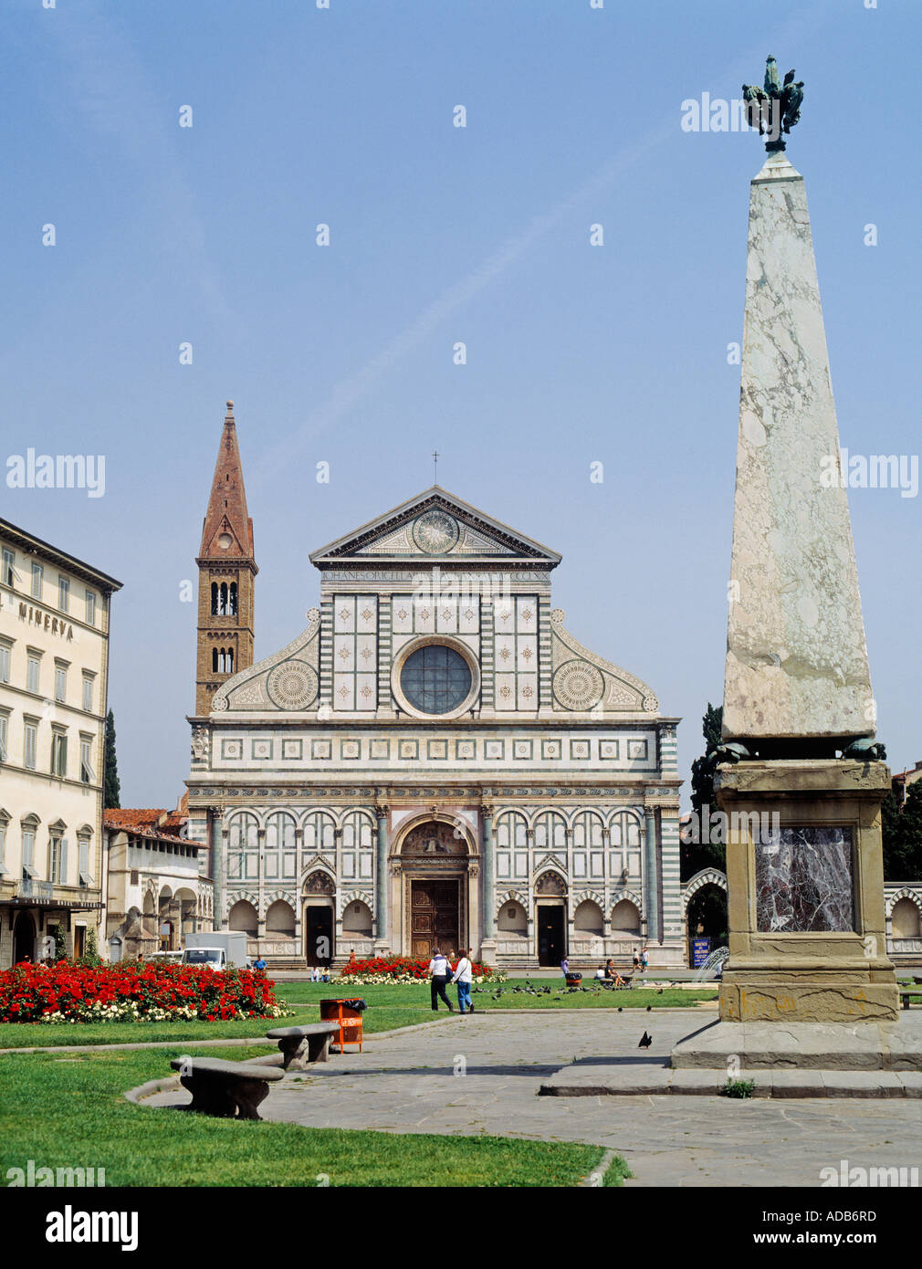 Florenz Toskana Italien Kirche Santa Maria Novella Stockfoto