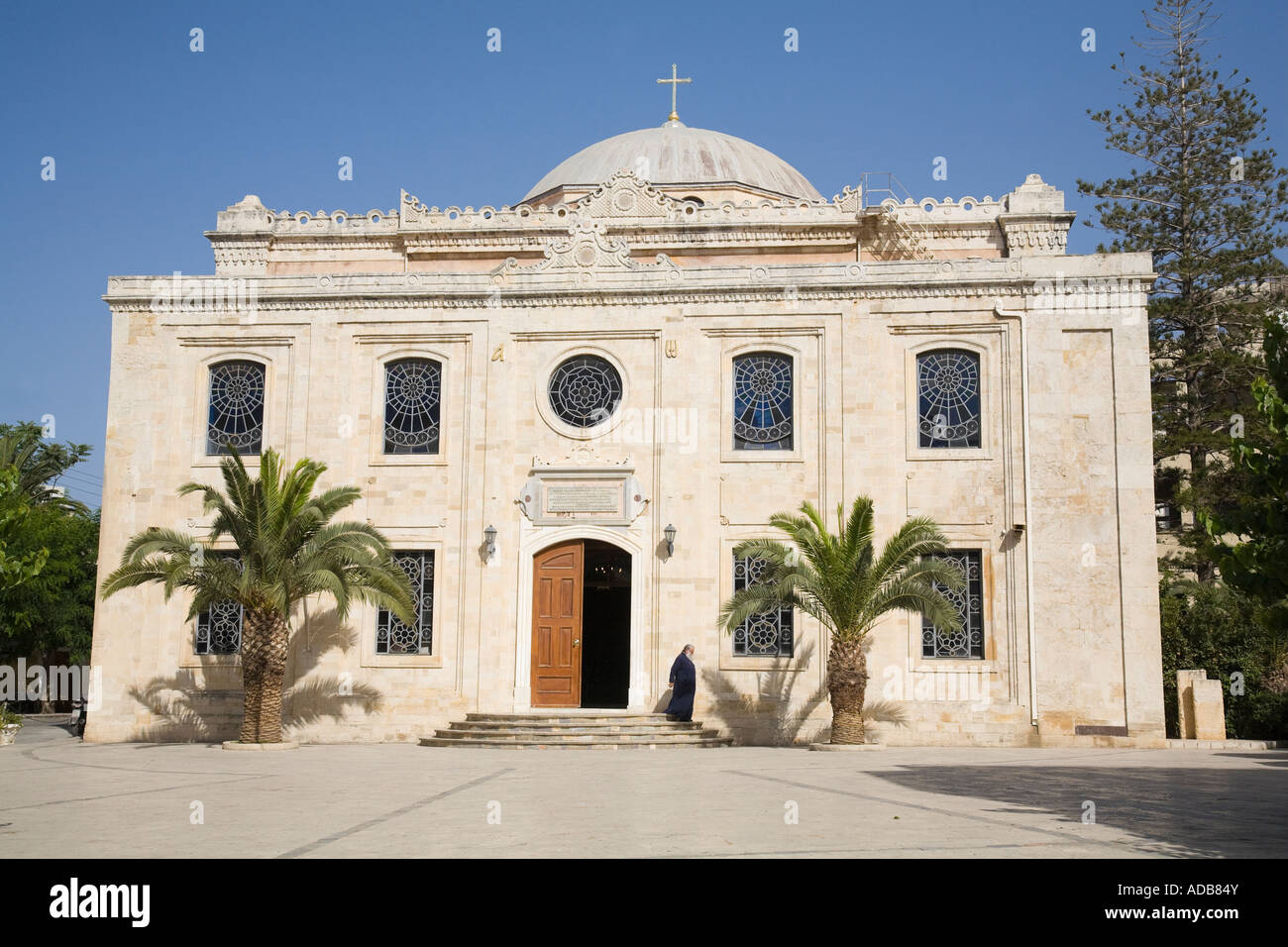 Die Kirche Agios Titos im Zentrum von Heraklion / Crete / Griechenland Stockfoto