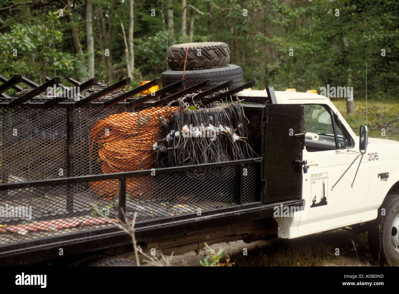 Öl- und Gasförderung Stockfoto
