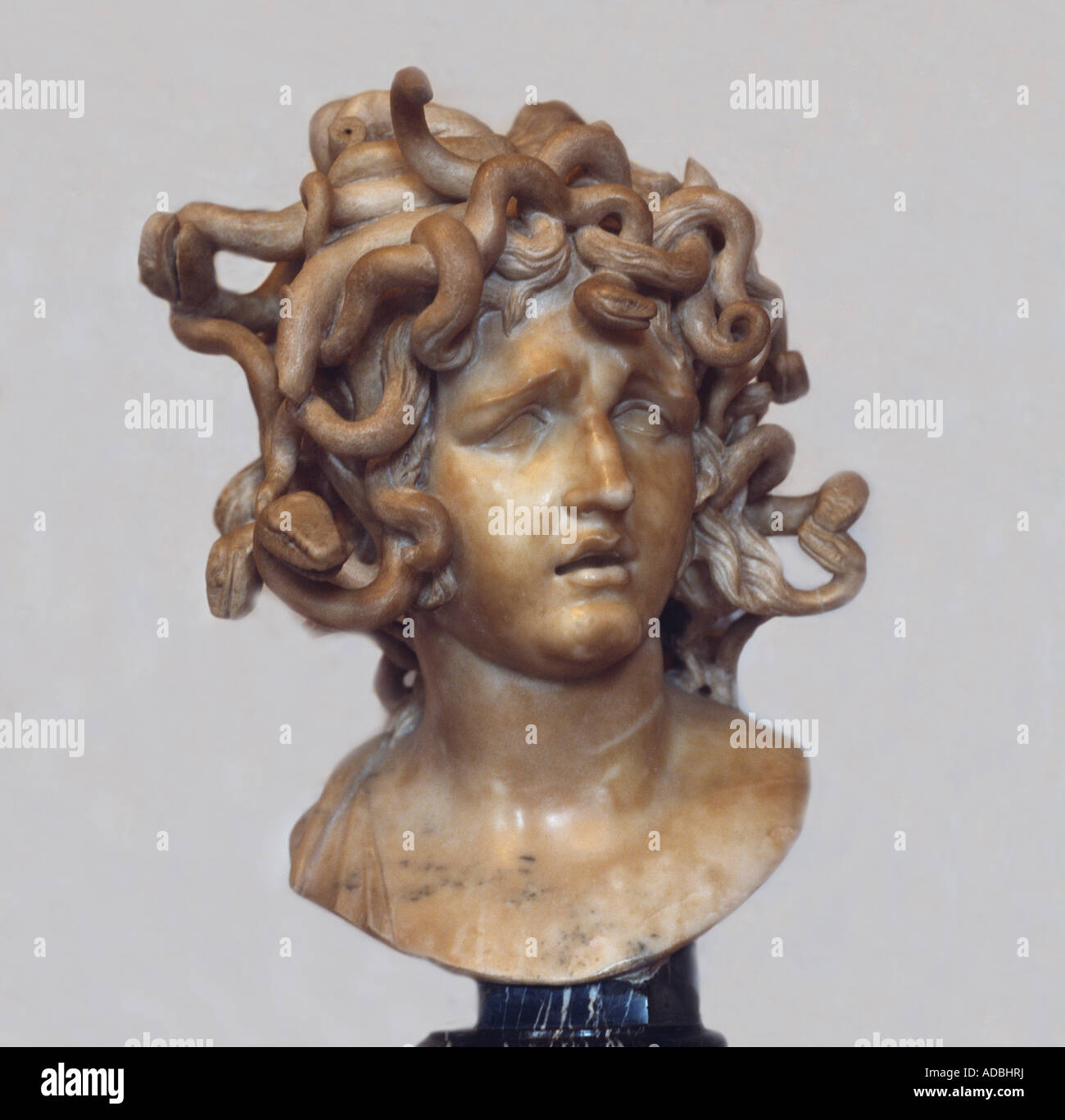 Rom Italien Capitoline Museum Büste von Medusa von Bernini Stockfoto