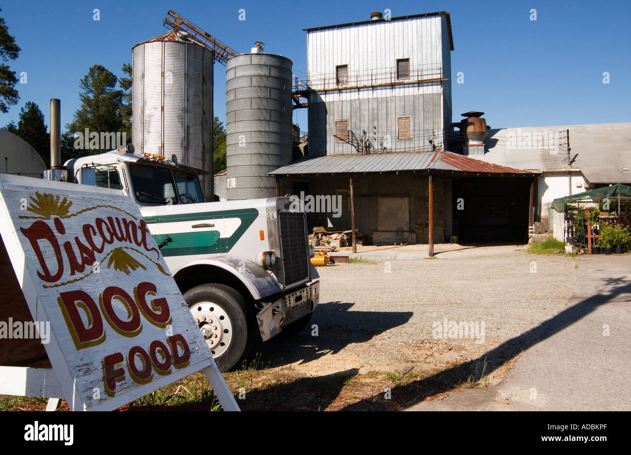 Elgin Feed and Farm Supply Lancaster South Carolina USA Stockfoto