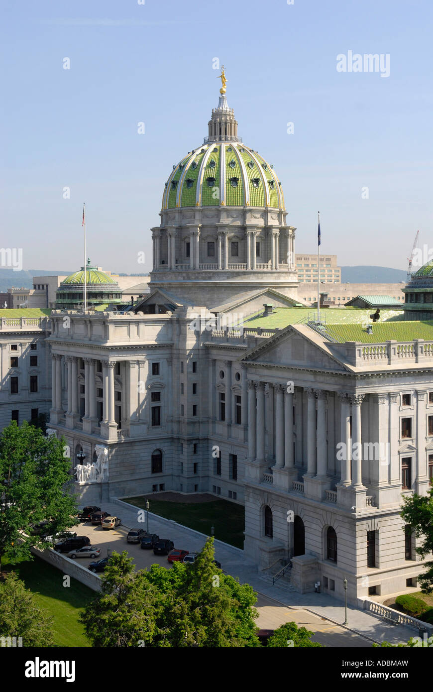 Das State Capitol Building in Harrisburg, Pennsylvania PA Stockfoto