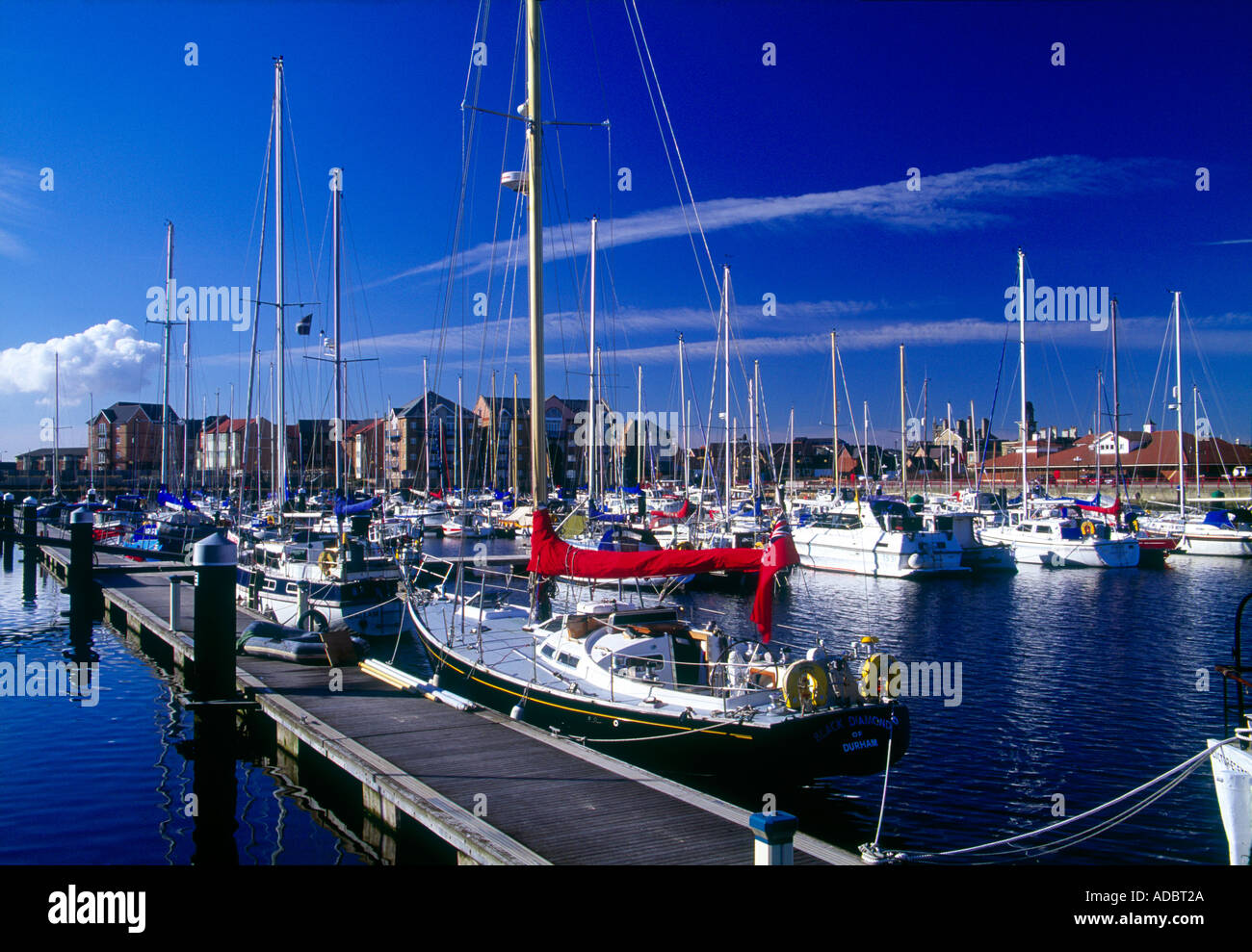 Hartlepool Marina Stockfoto