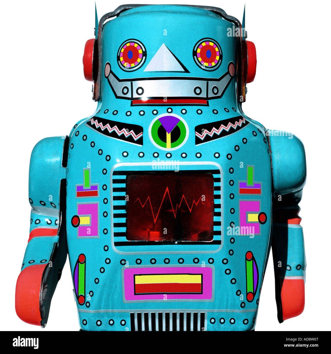 Roboter-Foto von Patrick Steel erhältlich in acht verschiedenen Farben Www Patricksteel co uk Stockfoto