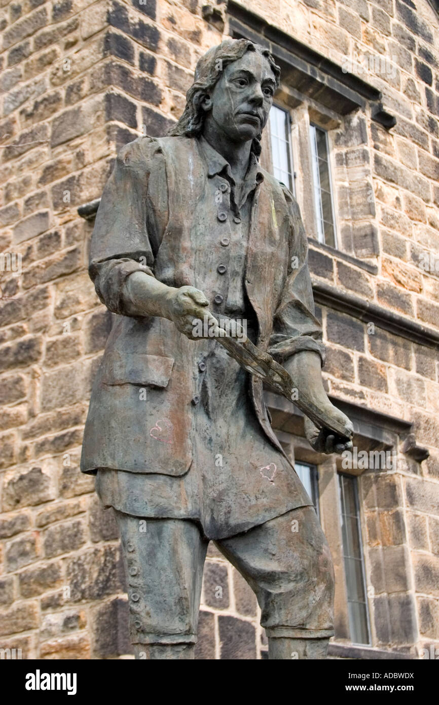 Thomas Chippendale Statue Otley Leeds West Yorkshire Stockfoto