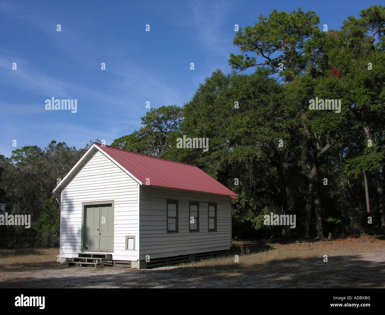 erste afrikanische Baptist Kirche Cumberland Island National Seashore Georgien Stockfoto