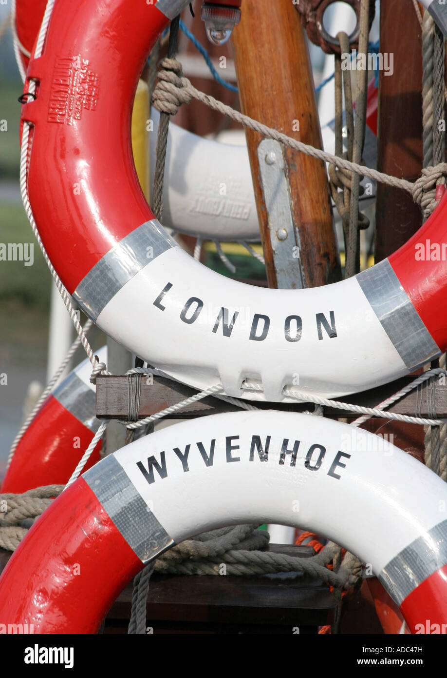 Thames Barge Match Stockfoto