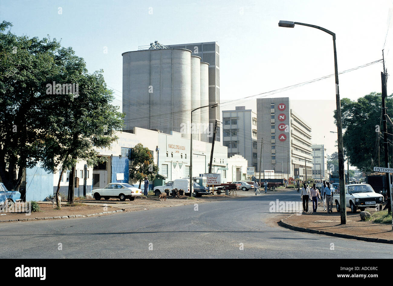 Unga Getreidemühlen auf Enterprise Straße Nairobi Kenia in Ostafrika Stockfoto
