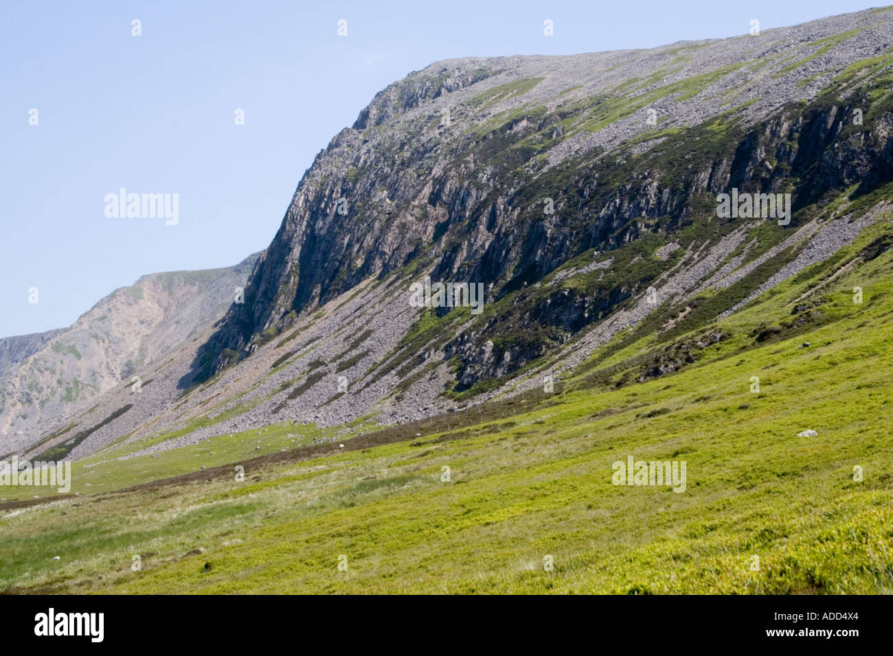Cadair Idris nahe Ortszentrum Gwynedd Wales Stockfoto
