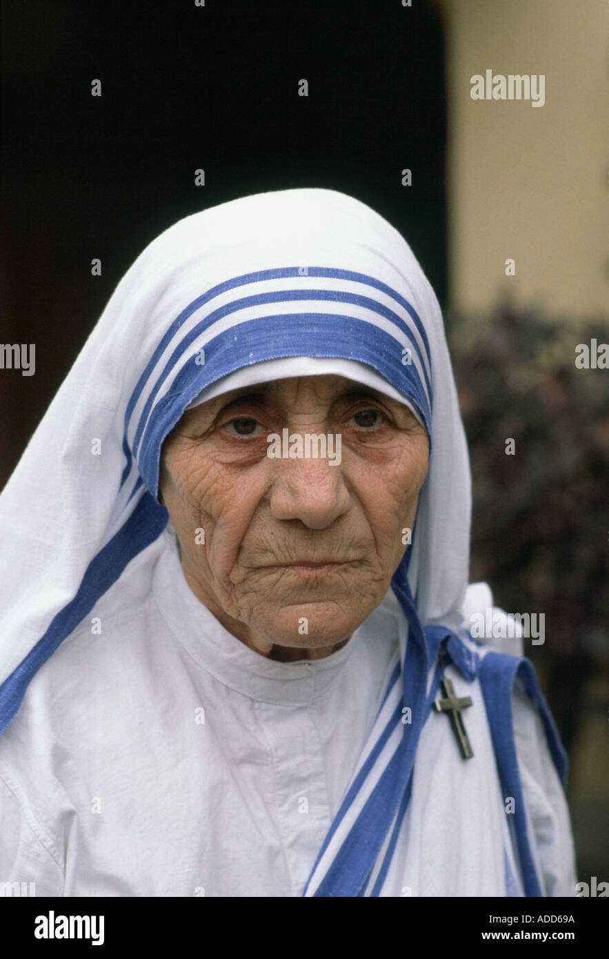 Mutter Teresa von Kalkutta in Indien Stockfoto