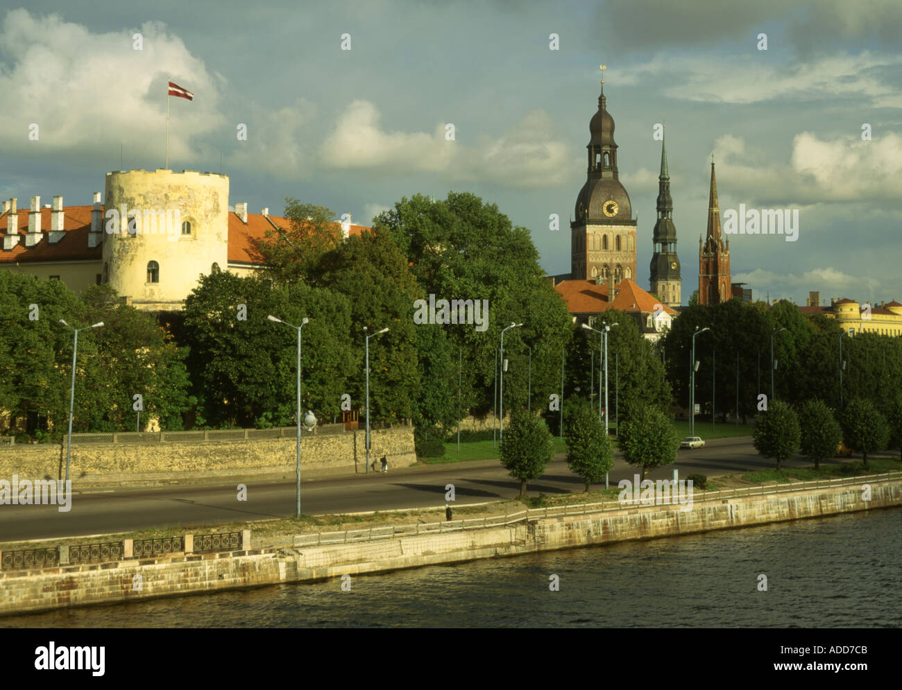 Lettland Riga Stadtschloss Stockfoto