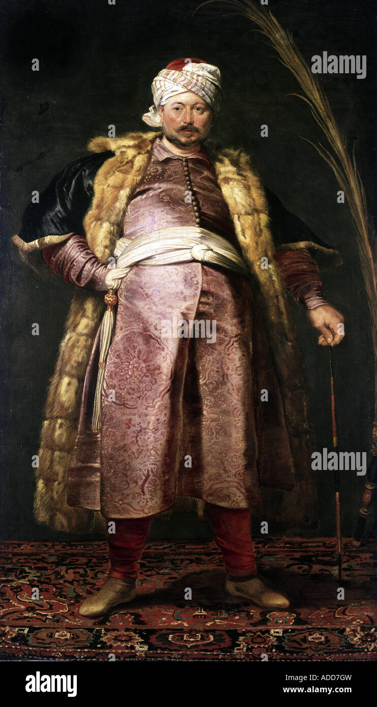 Bildende Kunst, Rubens, Peter Paul 28.6.1577 - 30.5.1640, Malerei, Nicolas de Raspaigne", Öl auf Leinwand, 206,5 x 120,2 cm, Landesmuseum, Kassel, Deutschland,, Artist's Urheberrecht nicht gelöscht werden Stockfoto