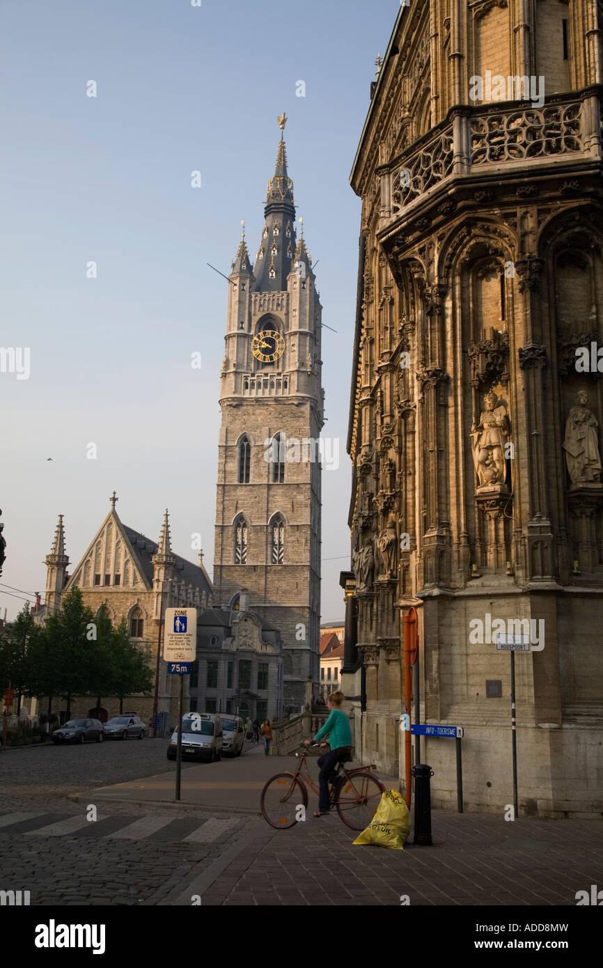 Kathedrale von St.Bavon in Gent, Gent, Belgien, Europa 12. Jahrhundert Gent Flandern Belgien Stockfoto