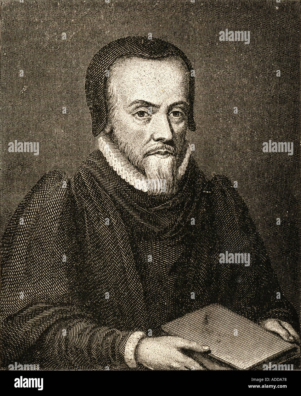 Richard Hooker, 1554-1600. Renaissance englischer Prediger und Autor. Von einem seltenen Drucken von Hollar Stockfoto