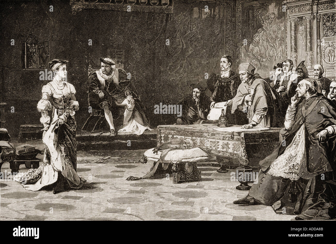 Frau Von Heinrich Dem 8 www.alamy.de