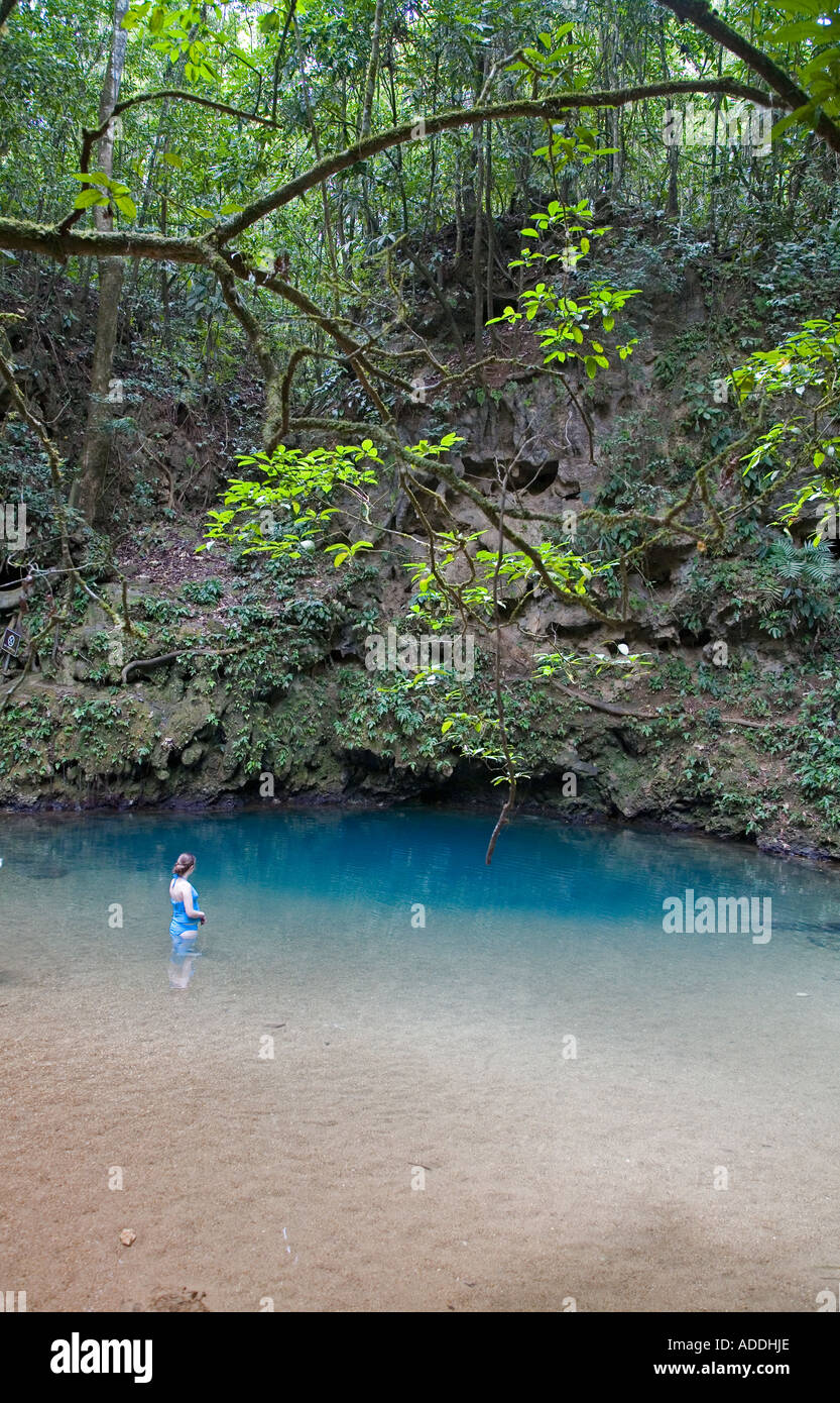 Blue Hole-Nationalpark in Belize Stockfoto