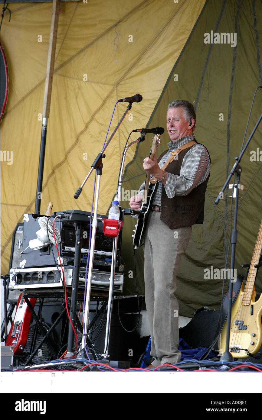 Musiker bei einem Country-Musik-festival Stockfoto