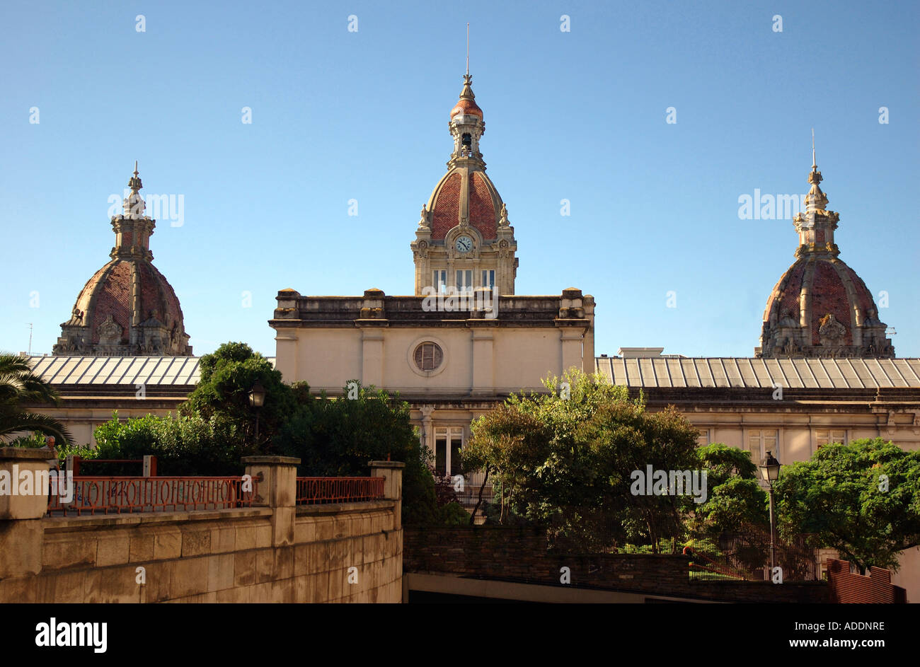 Blick auf die Kuppeln der herrlichen Stadt Rathaus. La Coruña A Coruna La Coruña Corunha Galizien Spanien España Europa Stockfoto