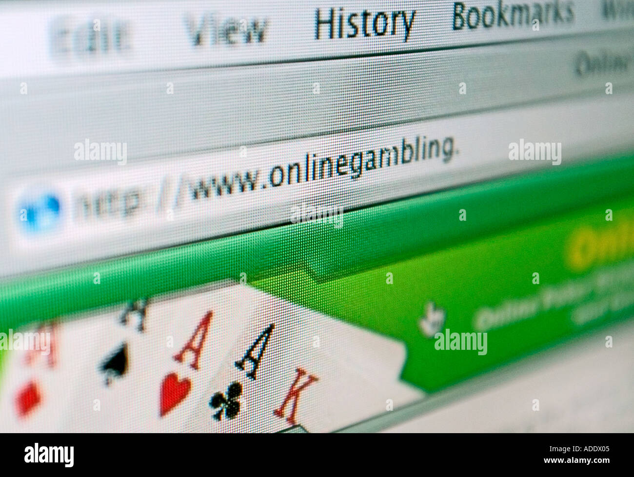 Online-Glücksspiele. Bild von Paddy McGuinness paddymcguinness Stockfoto