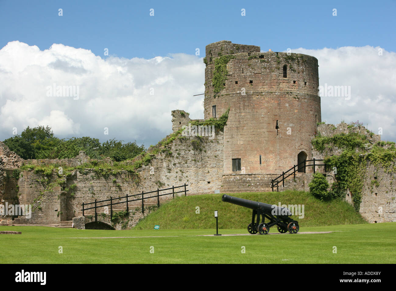 Z Burg Monmouthshire England uk Schloss Wände Wälle Festung Turm Verteidigung Reise Tourismus Stockfoto